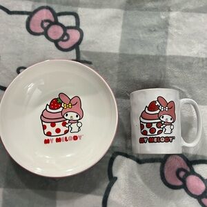 MY MELLODY PLATE AND MUG SET